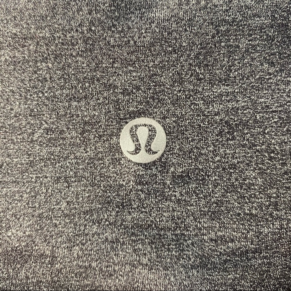 lululemon Train Times 7/8 Pant 25" Heathered Black Size 4 - Picture 7 of 8